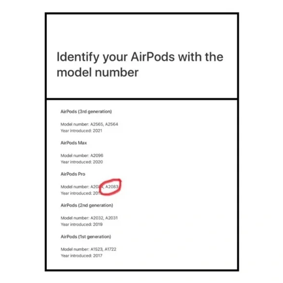 Apple AirPods Pro 1st Gen Replacement - Right Earbud Only -Model A2083 - Genuine - Picture 5 of 9